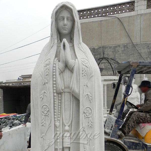 CHS-270 Church decorative Life Size marble our lady of fatima statue portugal for sale