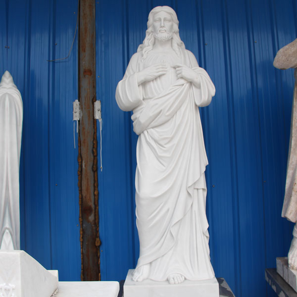 CHS-02 Stone church statue of catholic religious sacred heart Jesus rio pictures