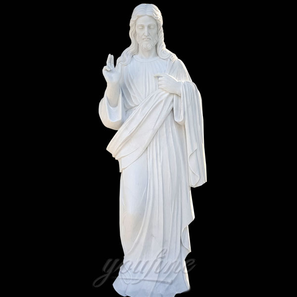 CHS-138 Church outdoor garden sacred heart statues of jesus 42inches in brazil for Sale