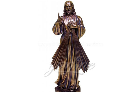 Life Size Antique Casting Bronze Jesus Sculpture for Sale