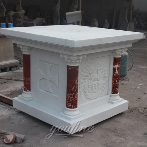 White Marble Catholic Altar Table for Church