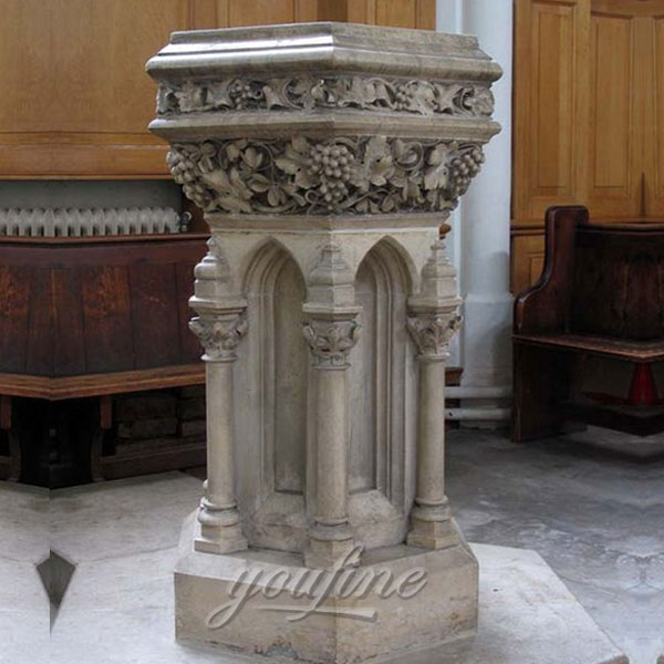 Indoor Marble Stone Luxury Altar in English for Church on Sale