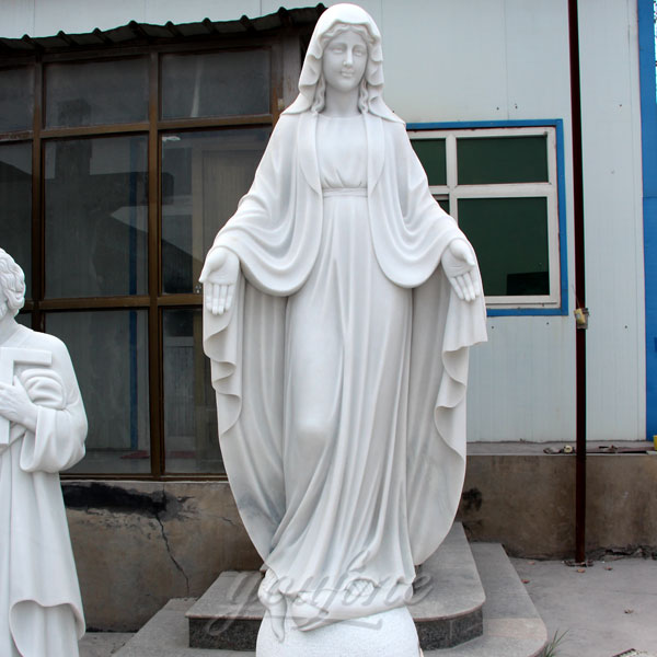 CHS-266 Stone saint Virgin Mary our lady of grace catholic garden statues for church decor