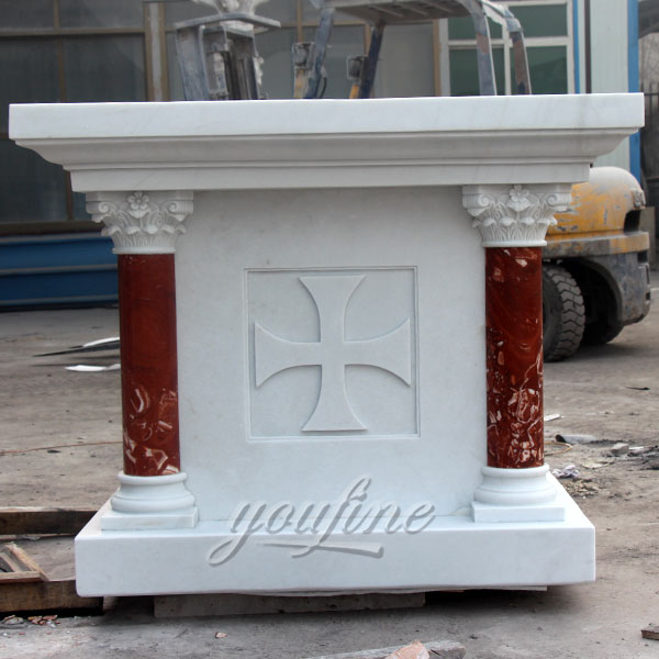 Customized church marble altar sculpture for Australian clients