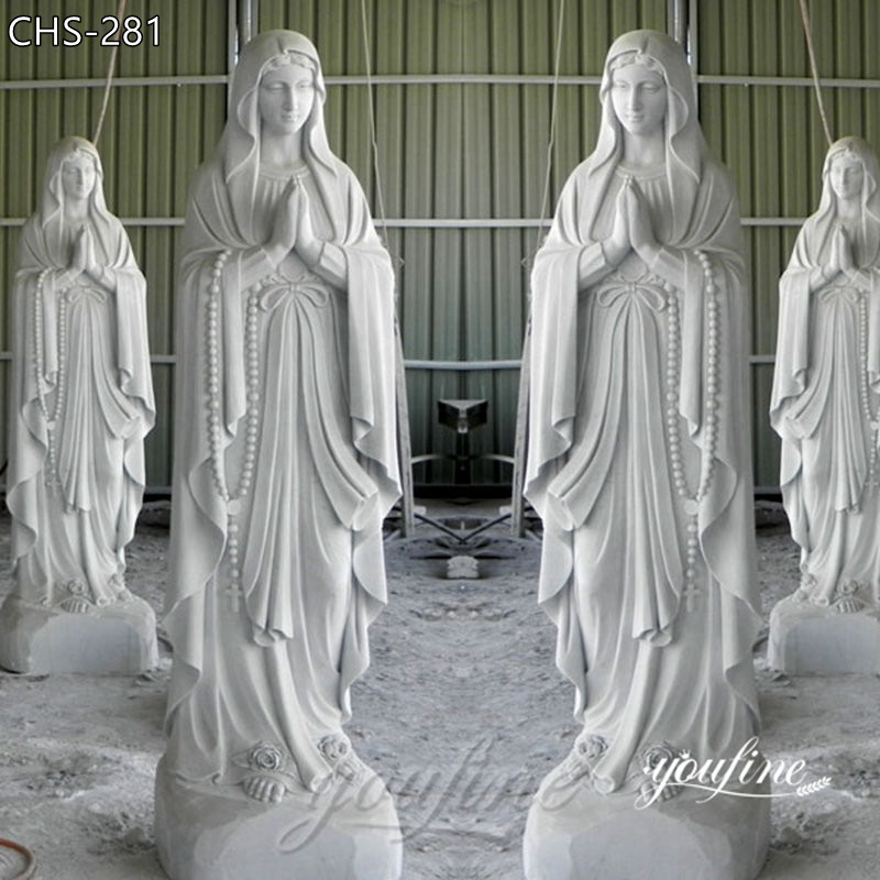 High-quality Marble Our Lady of Lourdes Statue for Church Best Online CHS-281