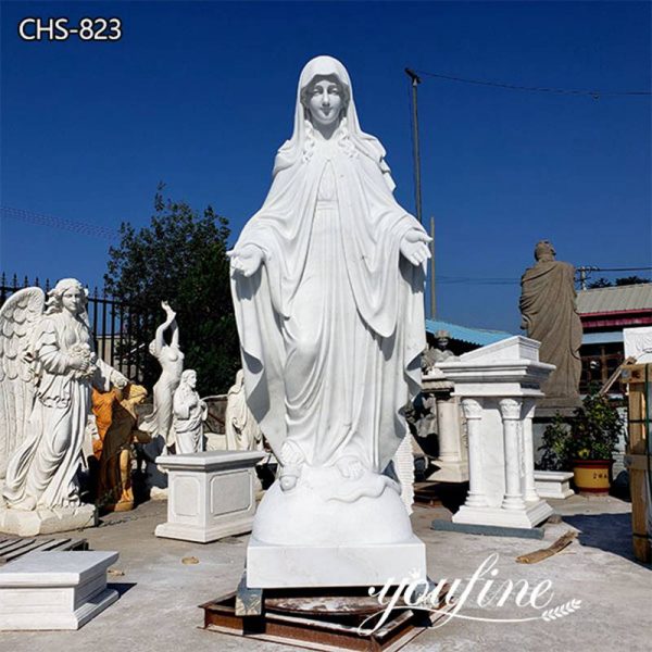 First Class Quality Marble Saint Mary Statue Church Decor for Sale CHS-823