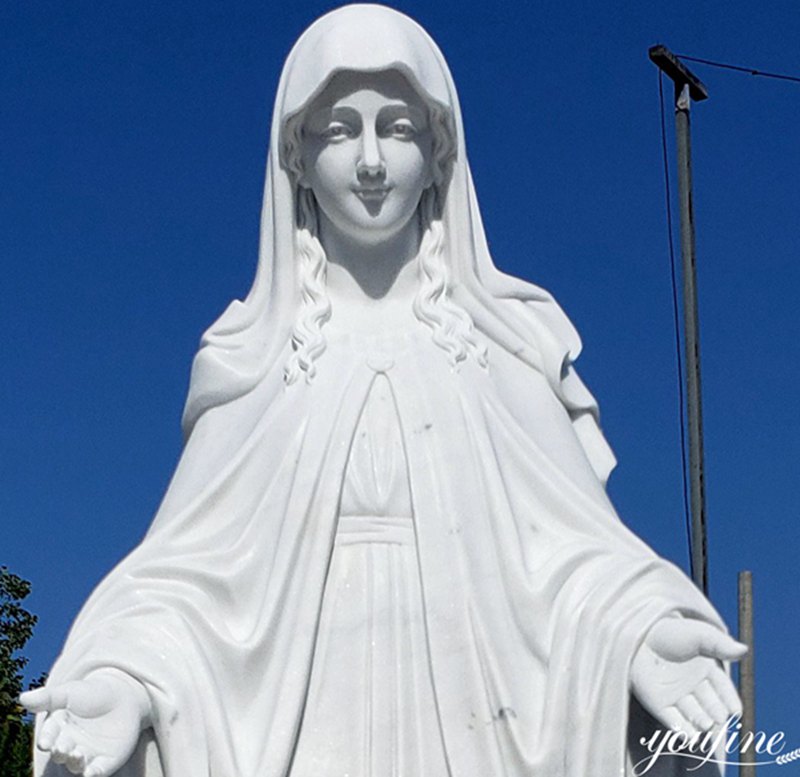 Marble Mary Statue