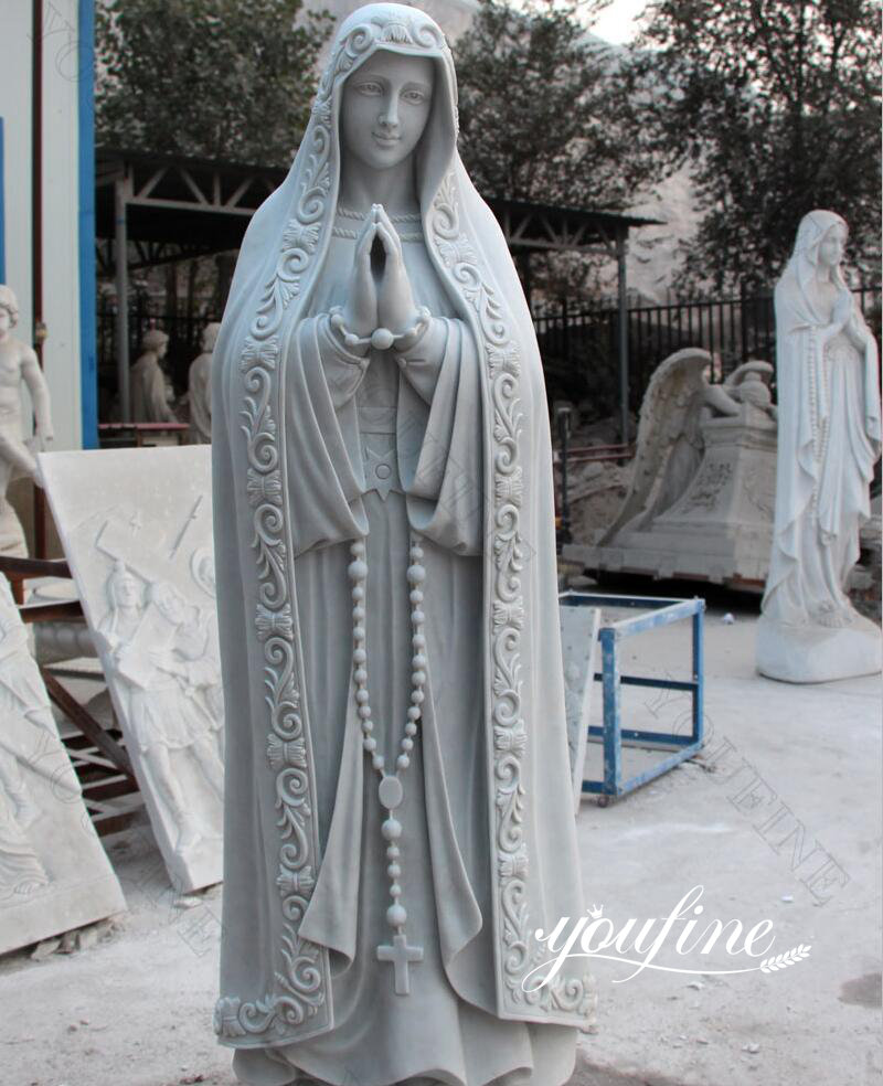 Catholic Life Size Marble Our Lady of Fatima Statue Supplier CHS-263