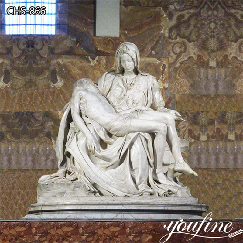 Famous Catholic Marble Pieta Sculpture Church Decor Supplier CHS-866