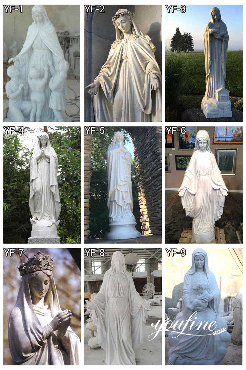 White Virgin Mary Statue -YouFine Sculpture