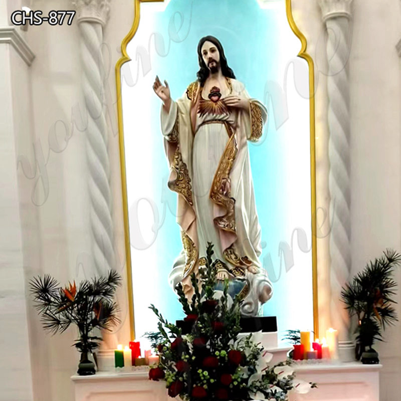 sacred heart of Jesus sculpture -YouFine Sculpture