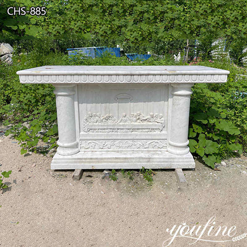 White Marble Altar for Home Manufacturer CHS-885