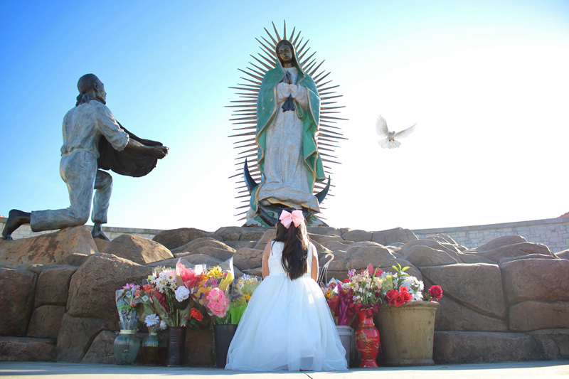 our lady of Guadalupe garden statues for sale -YouFine Sculpture